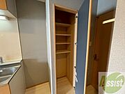 収納スペースがもう一つ。荷物が多くても安心です！