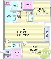 物件の間取り