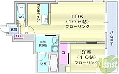 物件の間取り