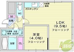 物件の間取り