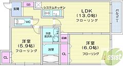 物件の間取り