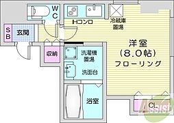 ごとうビル ワンルームの間取図画像