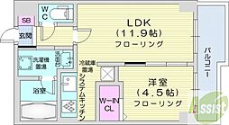 ZOLEE 1LDKの間取図画像