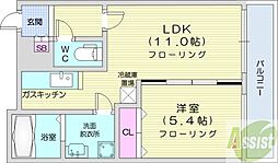 MAHALOOHASHI710 1LDKの間取図画像