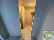 寝室の収納です。部屋がすっきり片付きます。