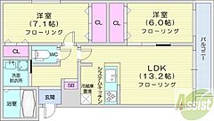 物件の間取り