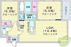 物件の間取り