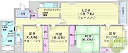 エスポアール円山西島ビル 4LDKの間取図画像