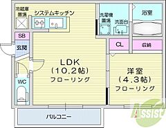 物件の間取り