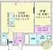 間取り：1LDK、エアコン、システムキッチン、独立洗面台