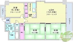 ソレイユ31 3LDKの間取図画像