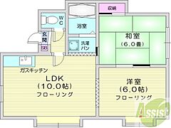 物件の間取り