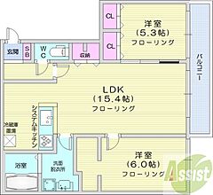 物件の間取り