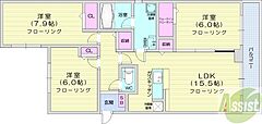 物件の間取り