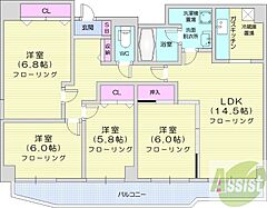 物件の間取り