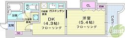 オリエントレジデンス 1DKの間取図画像