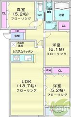 物件の間取り