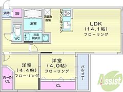 物件の間取り