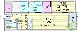 札幌市豊平区豊平一条4丁目マンション 1LDKの間取図画像