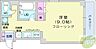 間取り：1K、オートロック、都市ガス、ガス暖房、