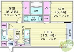物件の間取り