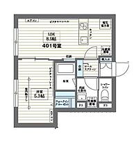 COCOCUBE矢口渡 401 ｜ 東京都大田区東矢口２丁目18-22（賃貸マンション1LDK・4階・36.12㎡） その2