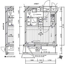 メインステージ南蒲田 505 ｜ 東京都大田区南蒲田２丁目10-13（賃貸マンション1K・5階・21.11㎡） その2