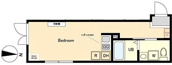 HW.HILLS(御嶽山) 202｜東京都大田区北嶺町(賃貸マンション1R・2階・20.50㎡)の写真 その2