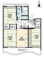 UR国分  ｜ 愛知県稲沢市朝府町7丁目（賃貸マンション2LDK・3階・67.52㎡） その2