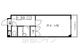 グランデ36 3階1Kの間取り