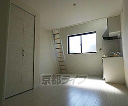 京都市営烏丸線 今出川駅 徒歩15分の賃貸アパート 1階ワンルームのリビング/ダイニング