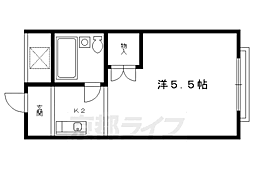 光和苑 1Kの間取図画像