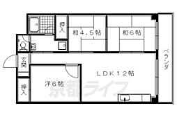 ウィステリアシラカワ 3LDKの間取図画像