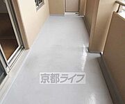ひろびろとしたバルコニー・