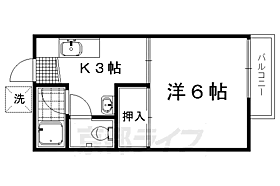 グラーベンハウゼ 102 ｜ 京都府京都市左京区下鴨南芝町（賃貸アパート1K・1階・20.31㎡） その2