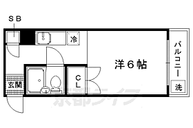 インプレス金閣 201 ｜ 京都府京都市北区衣笠北天神森町（賃貸マンション1K・2階・17.00㎡） その2