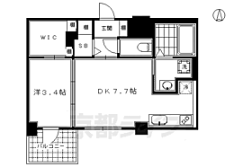 京都府京都市南区西九条院町（賃貸マンション1DK・9階・30.33㎡） その2