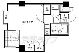 ヴェルビュ二条城東 109 ｜ 京都府京都市中京区橋本町（賃貸マンション1R・1階・31.19㎡） その2