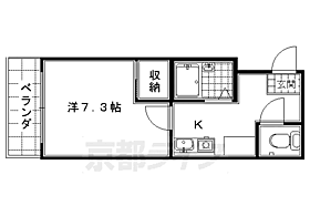 京都府京都市下京区上若宮町（賃貸マンション1K・4階・21.00㎡） その2