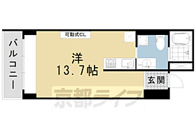 京都府京都市中京区蟷螂山町（賃貸マンション1R・6階・28.84㎡） その2