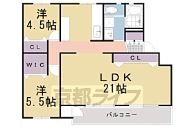 京都府長岡京市八条が丘2丁目（賃貸マンション2LDK・3階・67.47㎡） その2