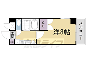 アーベイン吉田 101 ｜ 京都府京都市左京区吉田下大路町（賃貸マンション1K・1階・22.91㎡） その2