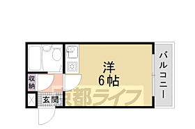 京都府京都市下京区梅小路石橋町（賃貸マンション1K・4階・14.06㎡） その2