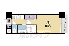 京都府京都市下京区七条御所ノ内南町（賃貸マンション1K・8階・25.65㎡） その2