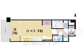 京都府京都市南区東九条西札辻町（賃貸マンション1DK・1階・25.81㎡） その2