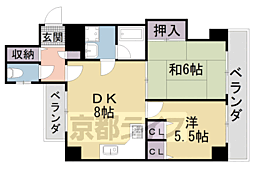 間取図画像 2DK