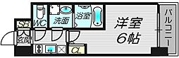 エスリードレジデンス天神橋筋六丁目 7階1Kの間取り