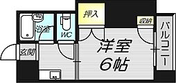 CollectionNakazaki1 1Kの間取図画像