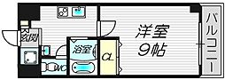 ルミエール姫里 1Kの間取図画像