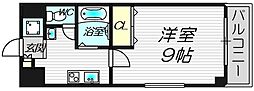ルミエール姫里 1Kの間取図画像